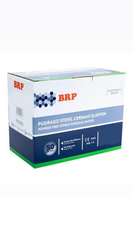 Brp Pudrasız Steril Cerrahi Eldiven No:6,5 Çiftli Steril Paket